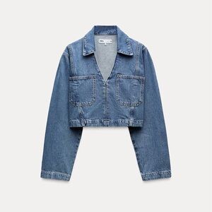 Zara Women's Classic Blue Jean Jacket